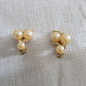 Vintage Faux Pearl Button Earrings, Bundle 3/$18, 4/$20